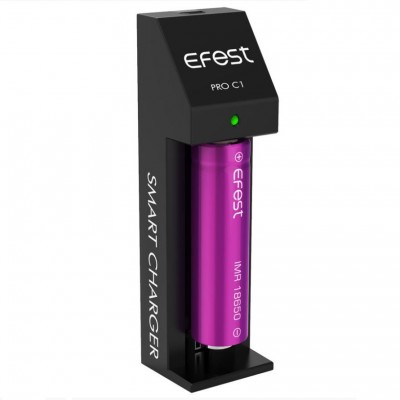 Efest Pro C1 single bay smart battery charger